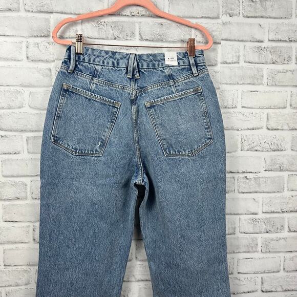 Good American Good 90's Duster Jean in Blue950 Sz 6/28 NEW - Picture 9 of 11
